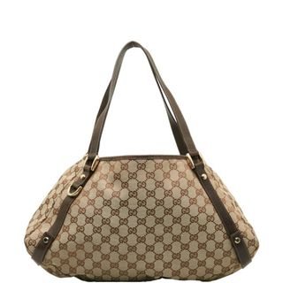 グッチ(Gucci)のグッチ GGキャンバス アビー ハンドバッグ トートバッグ 130736 キャンバス レディース GUCCI 【1-0124054】(トートバッグ)