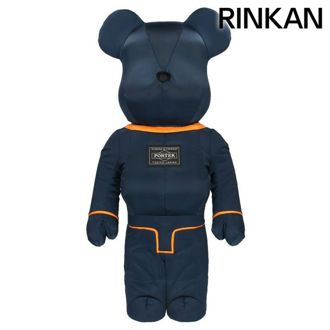 BE@RBRICK(ベアブリック)のベアブリック ×ポーター PORTER  BE@RBRICK PORTER TANKER IRON BLUE Special Edition 1000% タンカー1000%フィギュア メンズ 10 ハンドメイドのおもちゃ(フィギュア)の商品写真