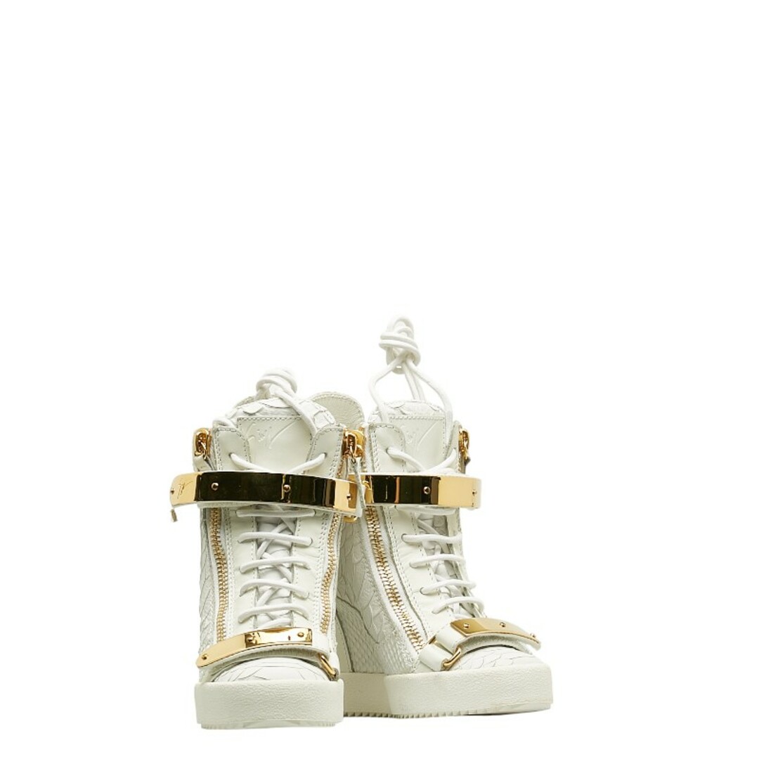 GIUZEPPE ZANOTTI(ジュゼッペザノッティ)のジュゼッペザノッティ スニーカー ハイカット インヒールスニーカー 型押し サイズ：34 レザー レディース GIUSEPPE ZANOTTI 【1-0138724】 レディースの靴/シューズ(スニーカー)の商品写真