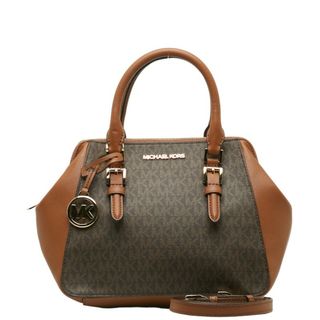 マイケルコース(Michael Kors)の美品 マイケルコース シャーロット サッチェル ハンドバッグ ショルダーバッグ 2WAY 35T0GCFM2B PVC レディース Michael Kors 【1-0139523】(ショルダーバッグ)