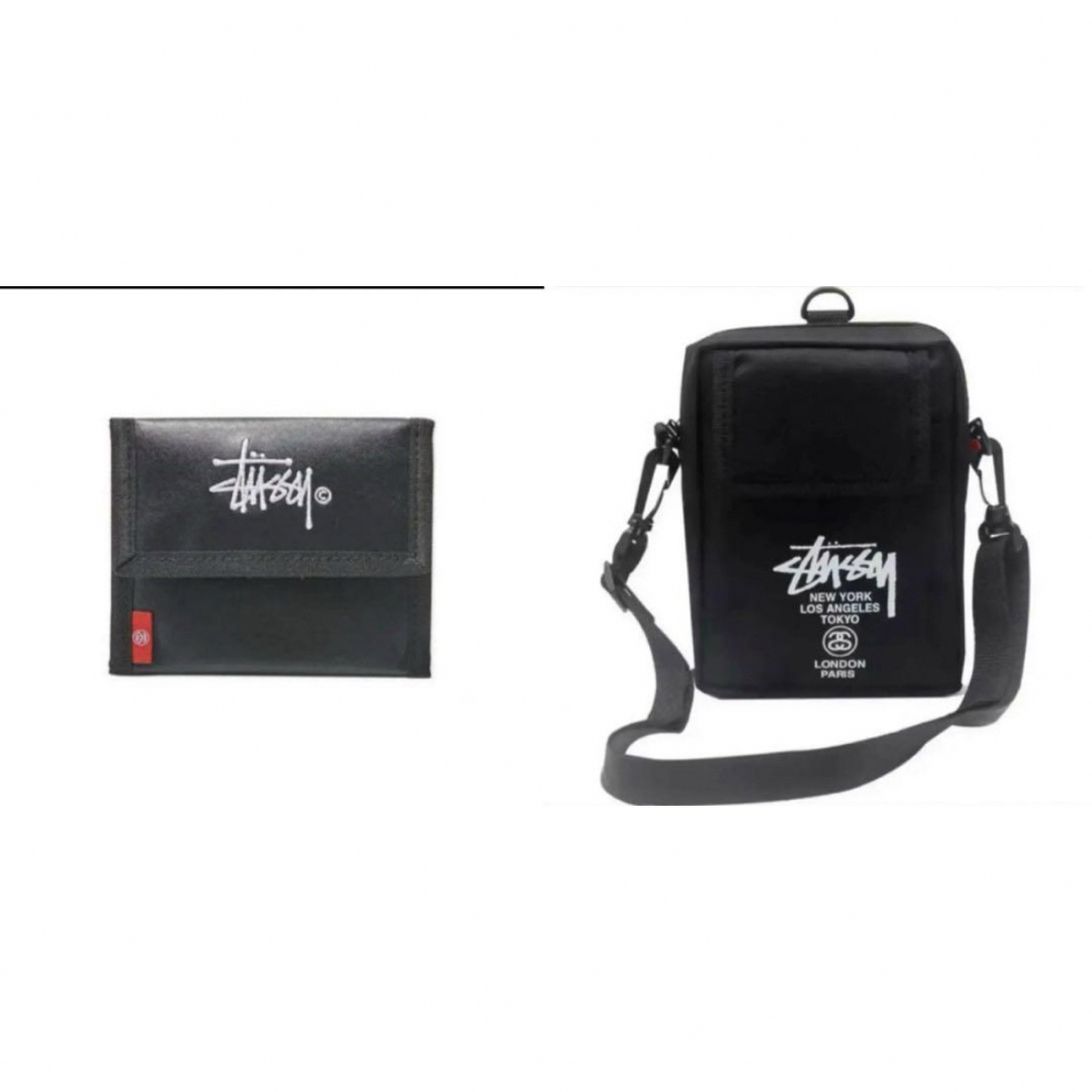 STUSSY(ステューシー)の【2点セット】STUSSY（ステューシー）ミニショルダーバッグ&財布 メンズのバッグ(ショルダーバッグ)の商品写真