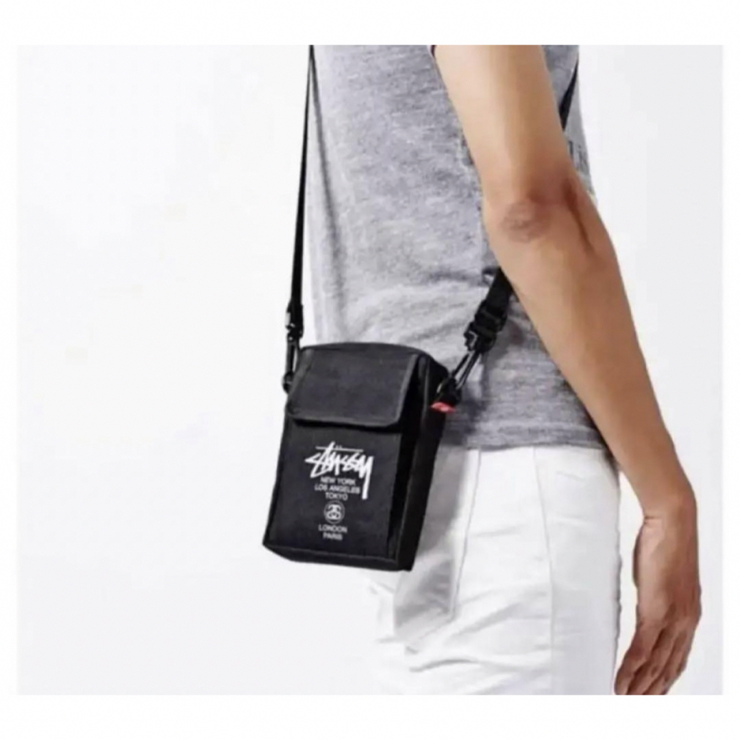 STUSSY(ステューシー)の【2点セット】STUSSY（ステューシー）ミニショルダーバッグ&財布 メンズのバッグ(ショルダーバッグ)の商品写真