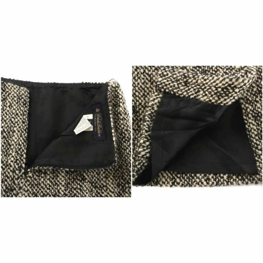 Brooks Brothers(ブルックスブラザース)のブルックスブラザーズ スーツ セットアップ 上下 スカート 2 M ベージュ 黒 レディースのフォーマル/ドレス(スーツ)の商品写真