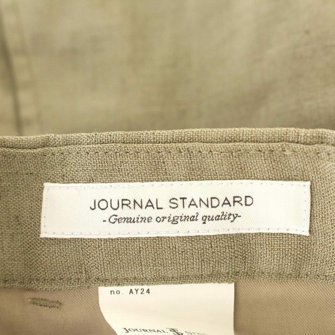 JOURNAL STANDARD(ジャーナルスタンダード)のJOURNAL STANDARD WIDESLIT タックパンツ M ベージュ メンズのパンツ(スラックス)の商品写真