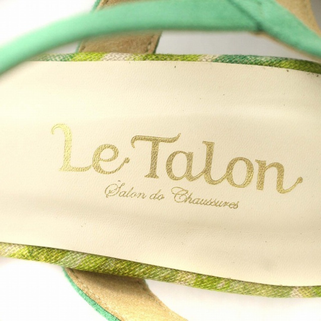 Le Talon(ルタロン)のルタロン Le Talon サンダル ストラップ M 23cm グリーン 緑 レディースの靴/シューズ(サンダル)の商品写真