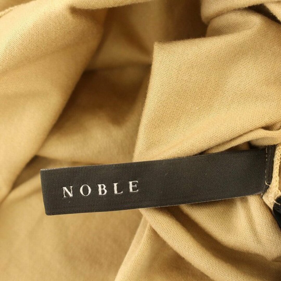 Noble(ノーブル)のノーブル NOBLE ノースリーブ カットソー タンクトップ F ベージュ レディースのトップス(カットソー(半袖/袖なし))の商品写真