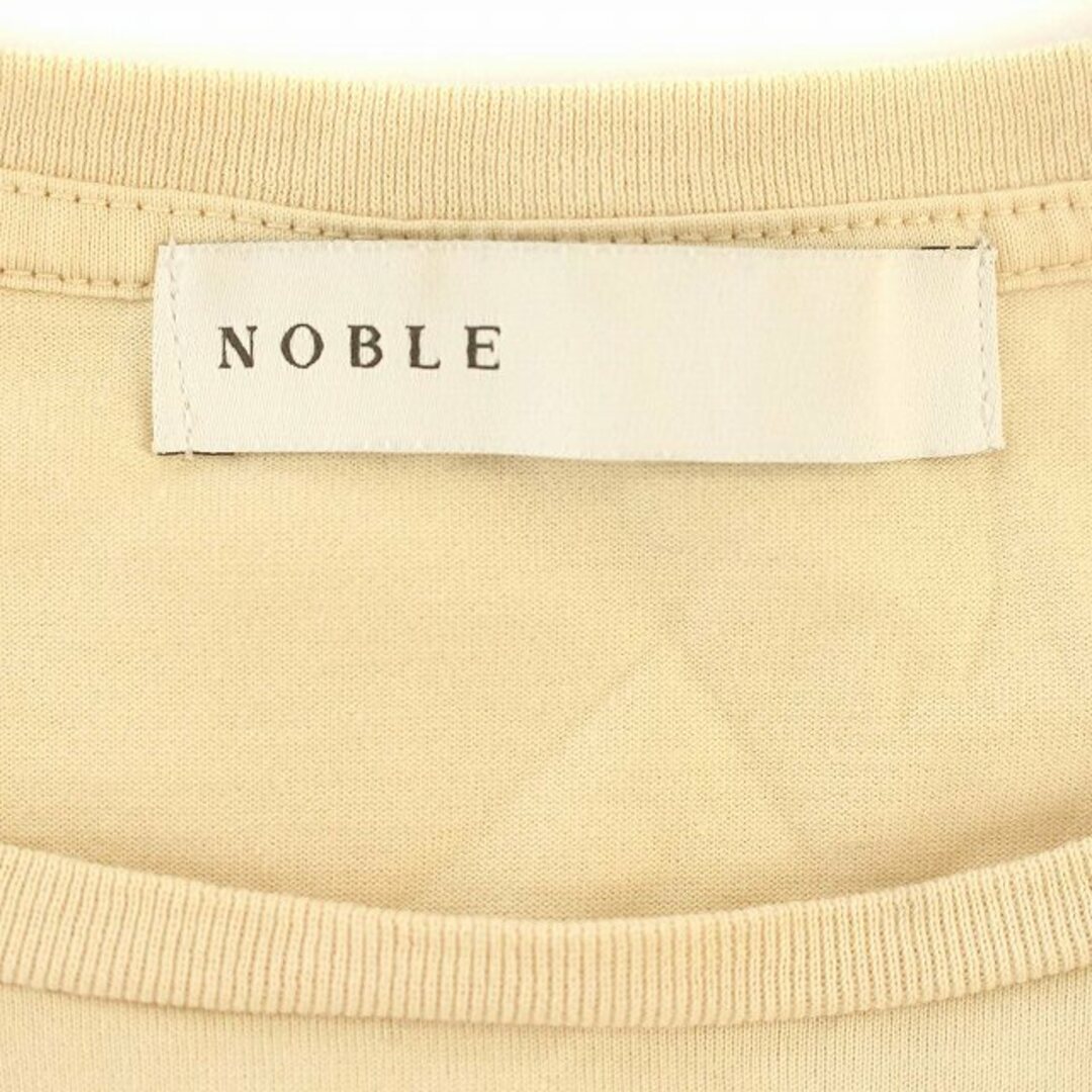 Noble(ノーブル)のノーブル NOBLE 21SS Tシャツ 半袖 カットソー F ベージュ レディースのトップス(Tシャツ(半袖/袖なし))の商品写真