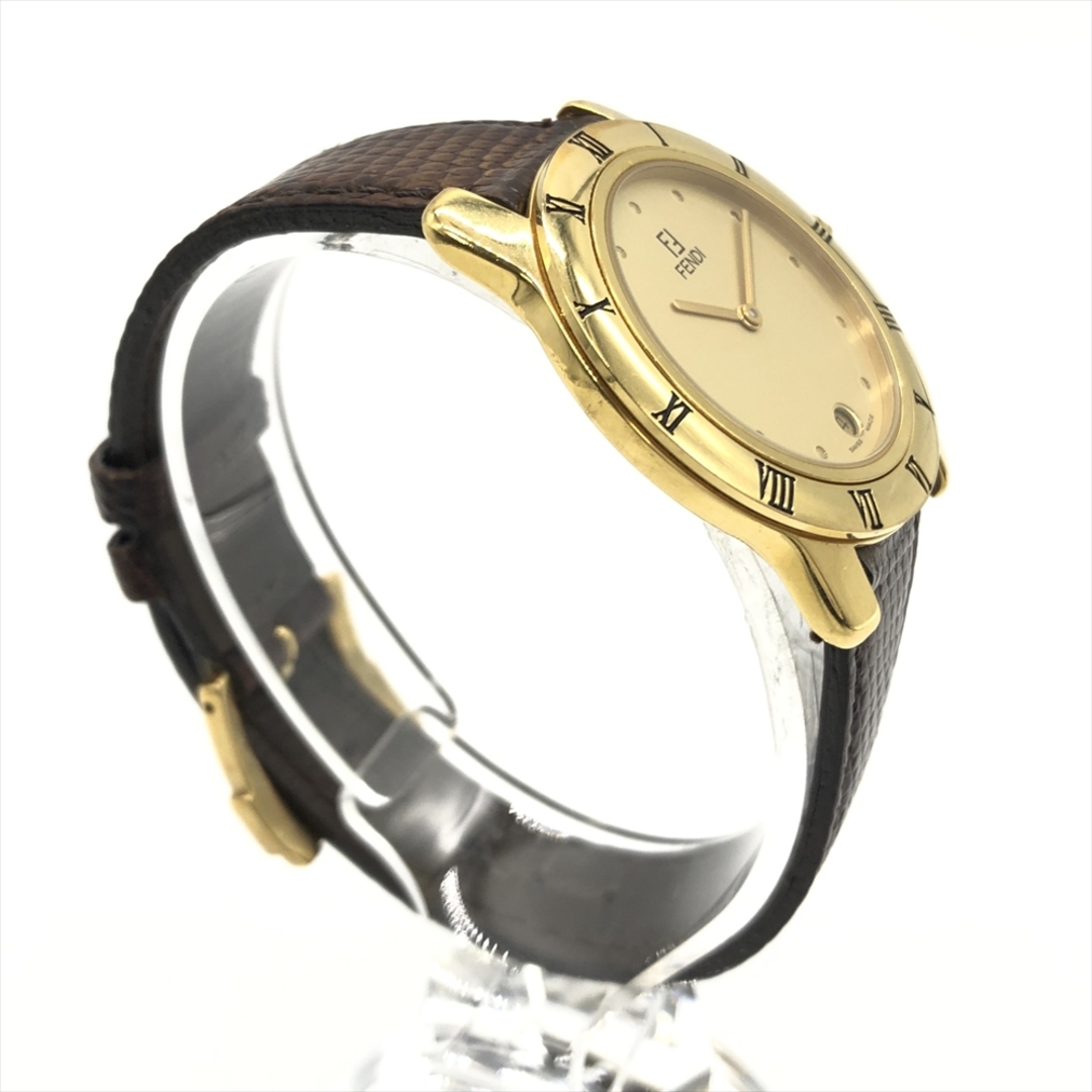 FENDI(フェンディ)のフェンディ FENDI 006-841 腕時計 ゴールド文字盤 メンズ【中古】 メンズの時計(腕時計(アナログ))の商品写真