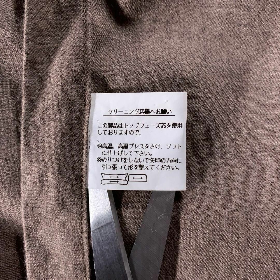 ISSEY MIYAKE(イッセイミヤケ)の80s 90s イッセイミヤケ ハミルトン期 バンドカラーシャツ ブラウン L メンズのトップス(シャツ)の商品写真