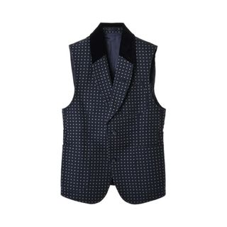 アレキサンダーマックイーン(Alexander McQueen)のAlexander McQueen ドット柄  ジレ(ベスト)