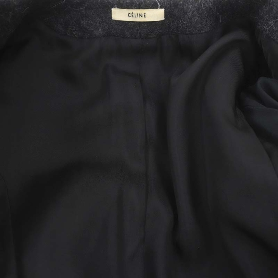 celine(セリーヌ)のセリーヌ フィービー期 アルパカ ジャケット コート 38 ダークグレー レディースのジャケット/アウター(その他)の商品写真