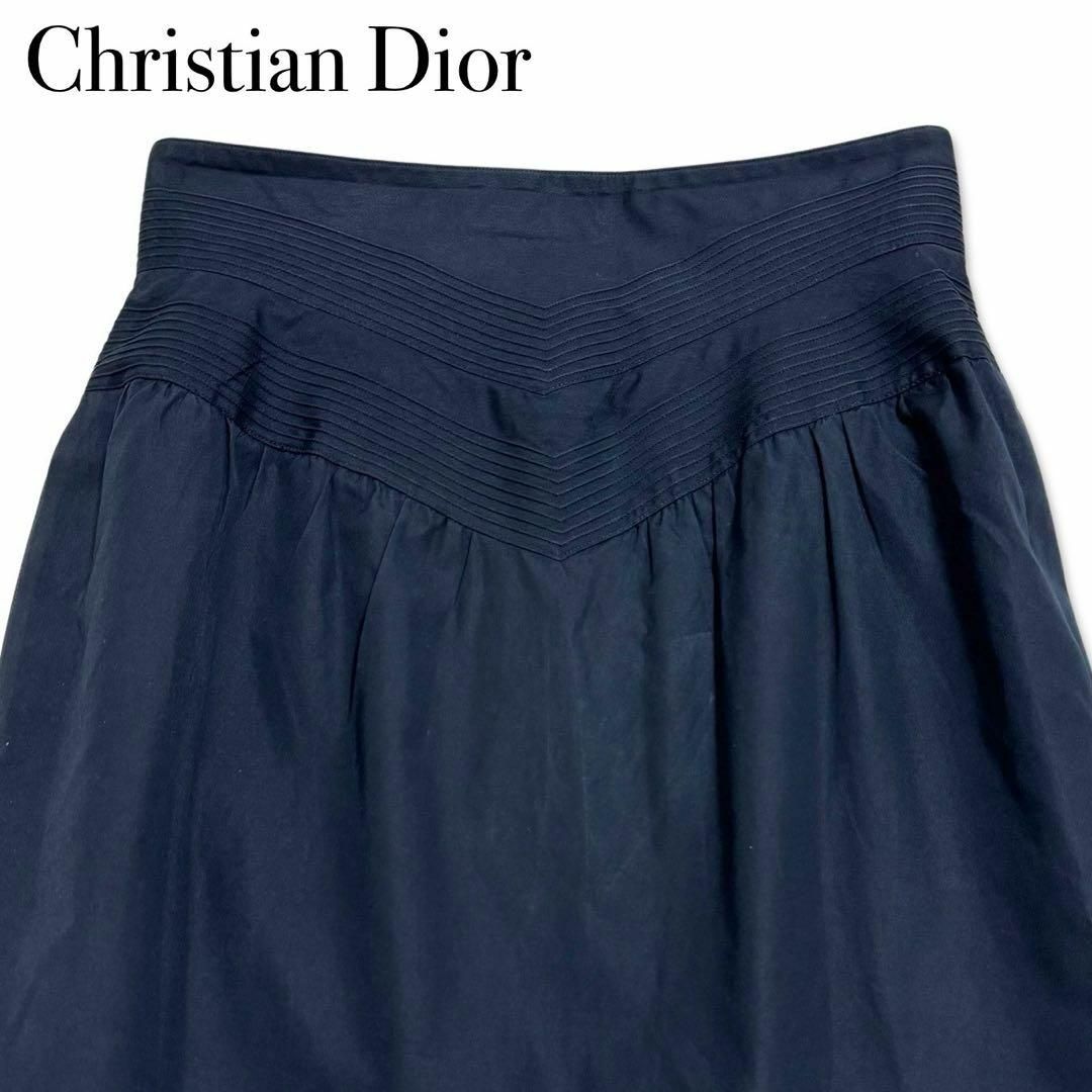 Christian Dior(クリスチャンディオール)のクリスチャンディオール  ボトムス サイズM 洋服 レディース ブラック レディースのスカート(ひざ丈スカート)の商品写真