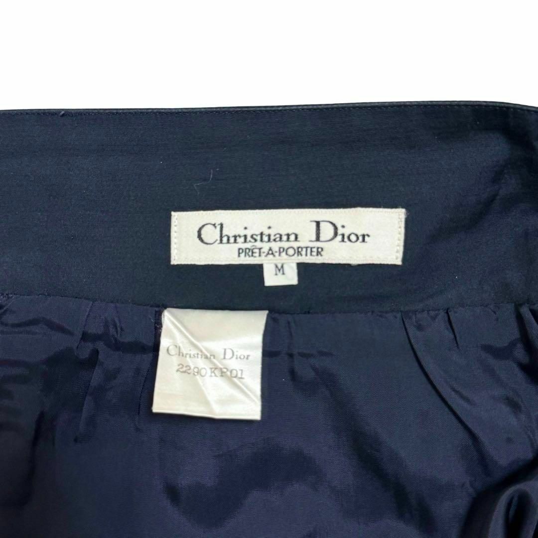 Christian Dior(クリスチャンディオール)のクリスチャンディオール  ボトムス サイズM 洋服 レディース ブラック レディースのスカート(ひざ丈スカート)の商品写真