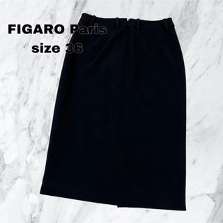 FIGARO Paris スリット入りペンシルスカート(ひざ丈スカート)