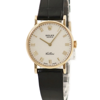 ロレックス(ROLEX)のロレックス  チェリーニ 5109/8 手巻き レディース 腕時計(腕時計)