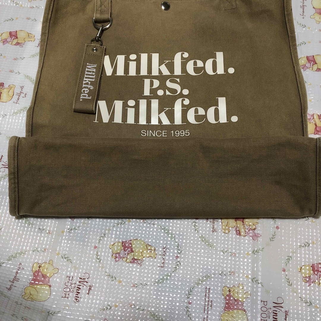 MILKFED.(ミルクフェド)のMilkfed ミルクフェド　トートバッグ　茶色 レディースのバッグ(トートバッグ)の商品写真