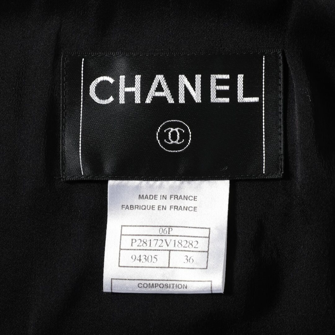 CHANEL(シャネル)のシャネル ココボタン コットン×シルク 36 ブラック レディース その他 レディースのジャケット/アウター(その他)の商品写真