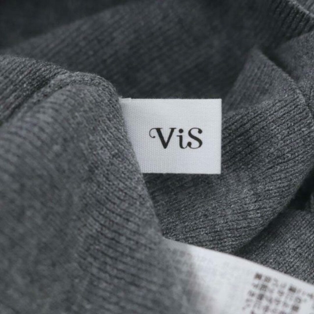 ViS(ヴィス)のビス 22AW 【前後2WAY】パール釦Iラインニットワンピース ロング 長袖 レディースのワンピース(ロングワンピース/マキシワンピース)の商品写真