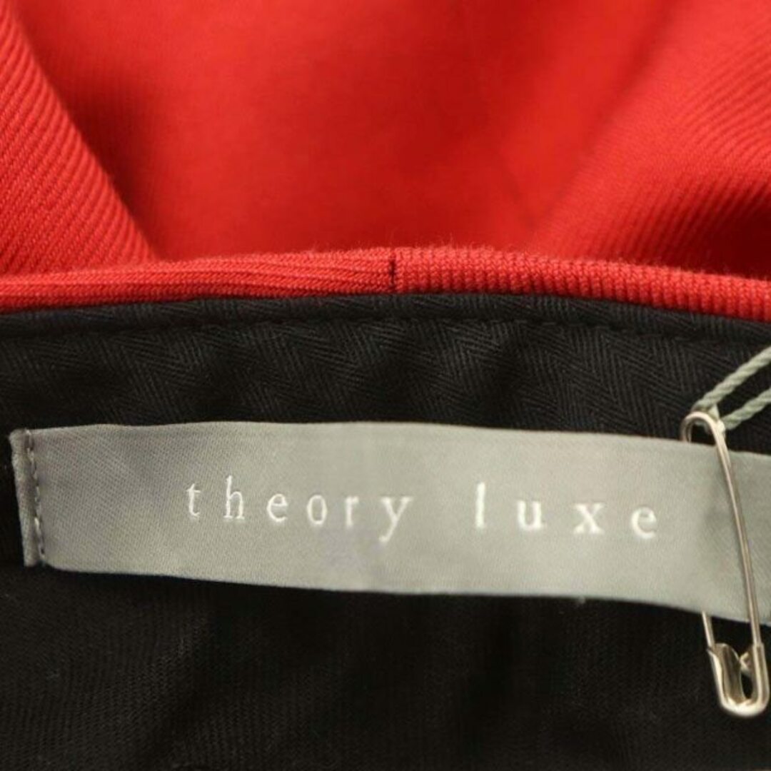 Theory luxe(セオリーリュクス)のセオリーリュクス LALI パンツ ワイド センタープレス 038 赤 レディースのパンツ(その他)の商品写真