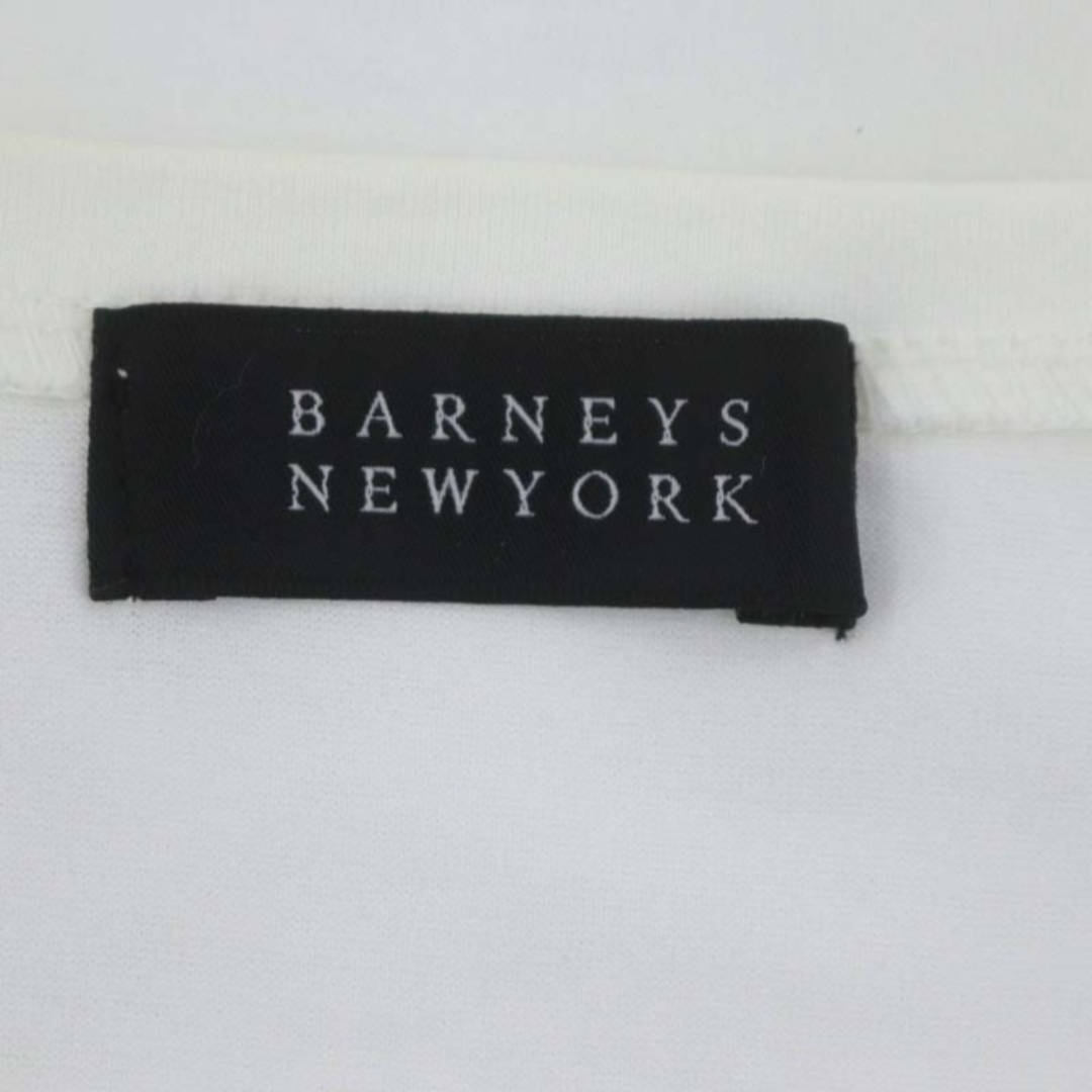 BARNEYS NEW YORK(バーニーズニューヨーク)のバーニーズニューヨーク Tシャツ カットソー 半袖 プルオーバー 36 S 白 レディースのトップス(Tシャツ(半袖/袖なし))の商品写真