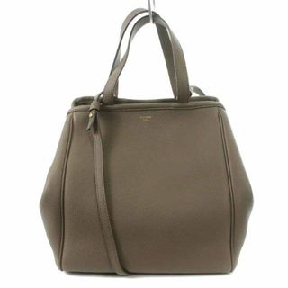 セリーヌ(celine)のセリーヌ フォールド カバ スモール ショルダーバッグ ハンドバッグ 茶(ショルダーバッグ)