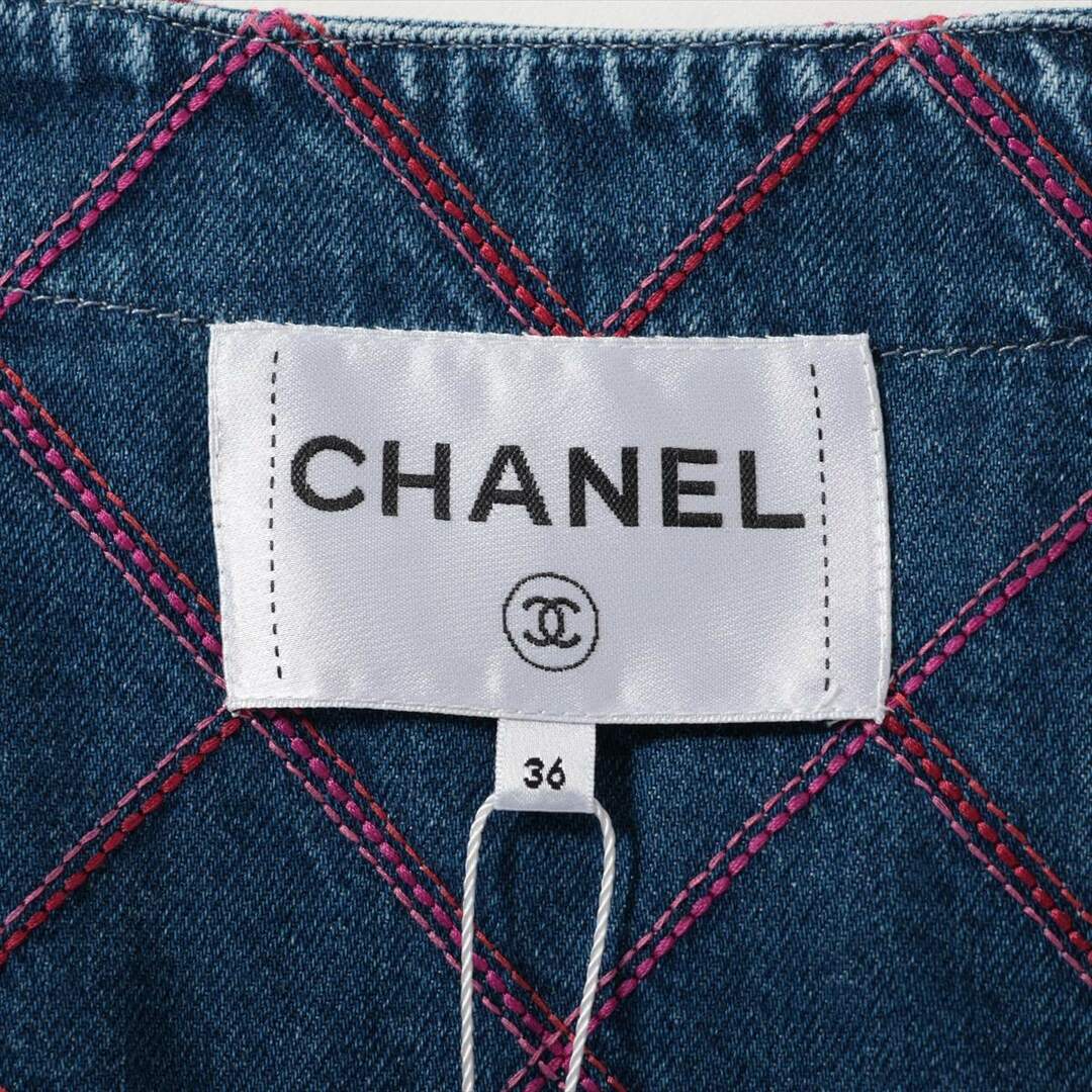 CHANEL(シャネル)のシャネル ココボタン コットン 36 ピンク レディース その他アウター レディースのジャケット/アウター(その他)の商品写真