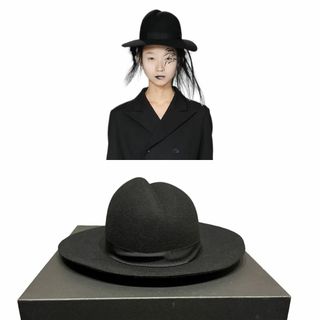 ヨウジヤマモト(Yohji Yamamoto)のヨウジヤマモト ハット 帽子 キャップ キャスケット ベレー 桃型(ハット)