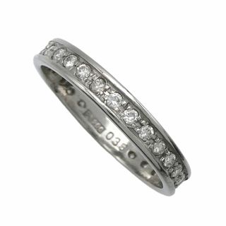 リング Pt900 ダイヤモンド0.38ct フルダイヤ 13.5号(リング(指輪))