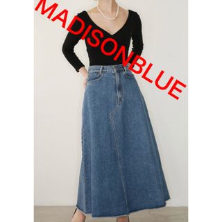 マディソンブルー(MADISONBLUE)のマディソンブルー　5POCKET LONG SKIRT DENIM デニムSK(ロングスカート)