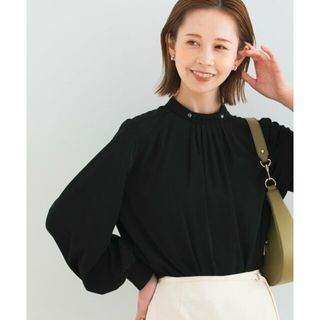 アーバンリサーチロッソ(URBAN RESEARCH ROSSO)の【BLACK】ハイネックボリュームスリーブブラウス(シャツ/ブラウス(長袖/七分))