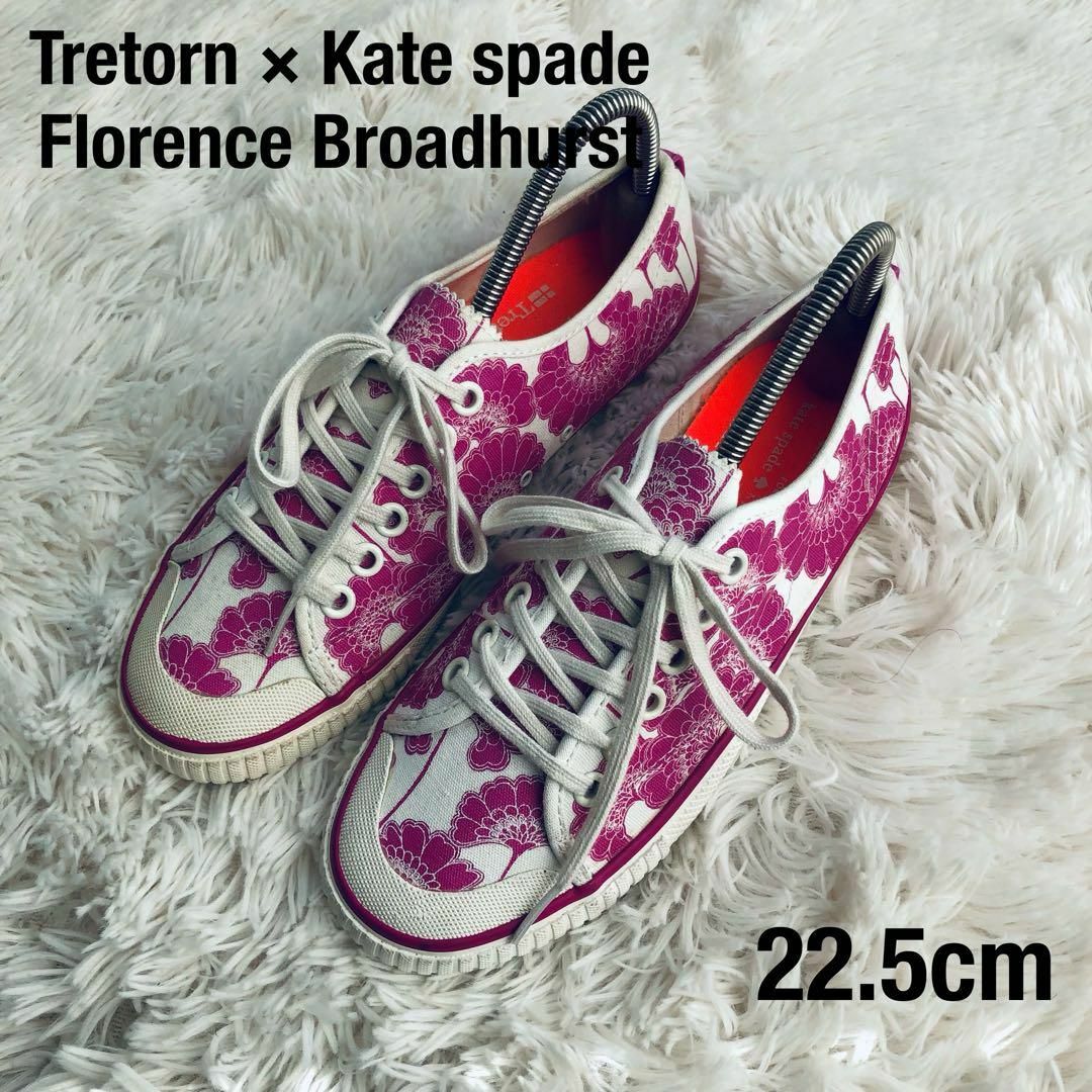 kate spade new york(ケイトスペードニューヨーク)のKate spade×Tretornトレトン　花柄スニーカーピンク レディースの靴/シューズ(スニーカー)の商品写真