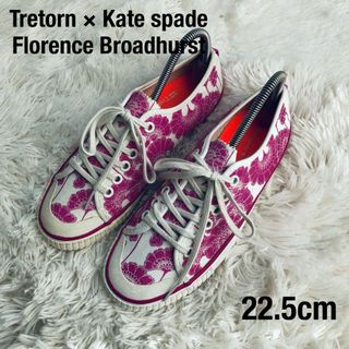 ケイトスペードニューヨーク(kate spade new york)のKate spade×Tretornトレトン　花柄スニーカーピンク(スニーカー)