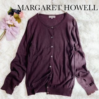 マーガレットハウエル(MARGARET HOWELL)の✳︎MARGARET HOWELLマーガレットハウエル　薄手コットンカーディガン(カーディガン)