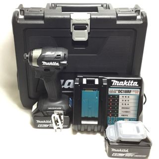 マキタ(Makita)のΘΘMAKITA マキタ インパクトドライバ 18v 未使用品 付属品完備 5 TD173DRGXG ブラック(その他)