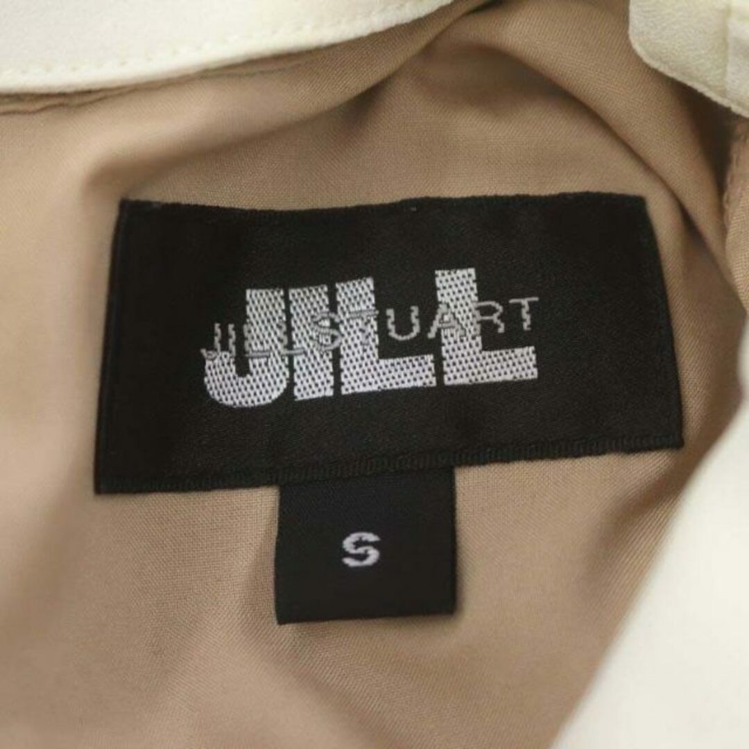 JILL by JILLSTUART(ジルバイジルスチュアート)のジルバイジルスチュアート モールレースワンピース ひざ丈 長袖 S 黒 ベージュ レディースのワンピース(ミニワンピース)の商品写真