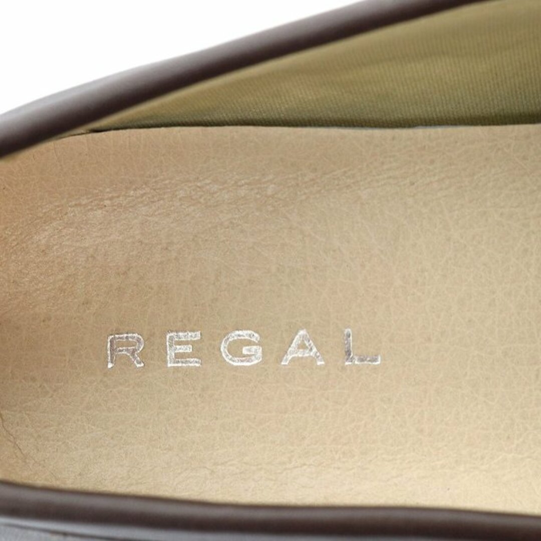 REGAL(リーガル)のリーガル REGAL ローファー レザー 25cm 茶  レディースの靴/シューズ(ローファー/革靴)の商品写真