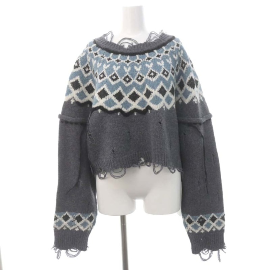 アイレネ 23AW Fair Isle Cropped Knit セーター