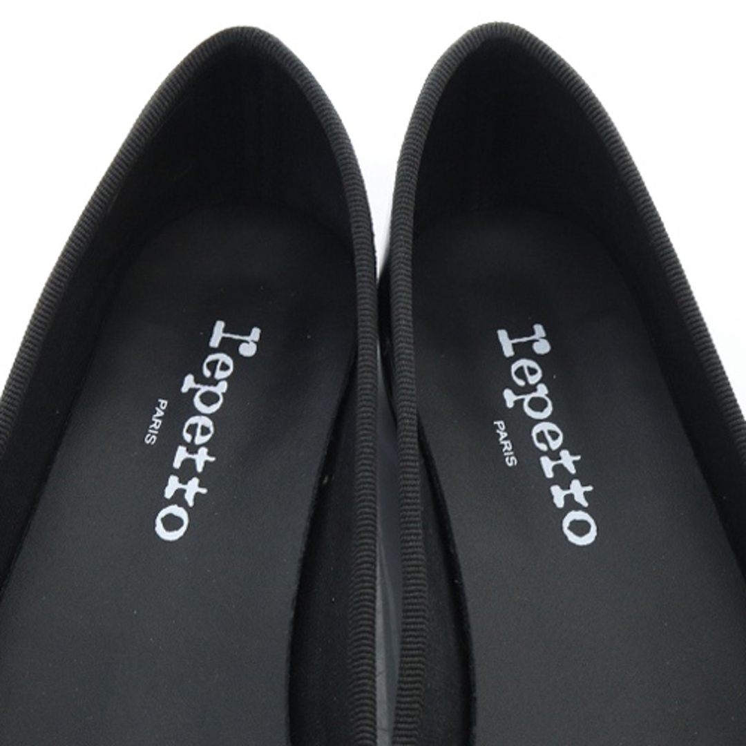 repetto(レペット)のレペット エナメル バレエシューズ ローヒール 37.5 23.7cm 黒 レディースの靴/シューズ(バレエシューズ)の商品写真