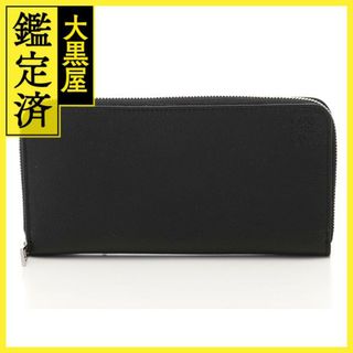 ロエベ(LOEWE)のロエベ　ジップアラウンド ウォレット ブラック グレインカーフ　【431(長財布)