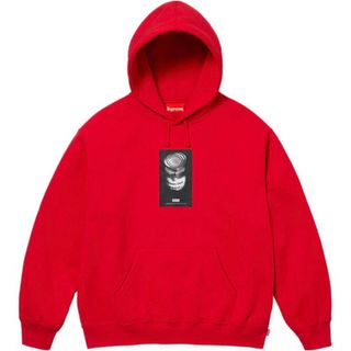 シュプリーム(Supreme)のsupreme soup can hooded sweatshirt 赤　S(パーカー)