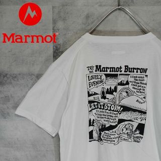 マーモット(MARMOT)のマーモット Marmot メンズ Tシャツ ホワイト L キャンプ アウトドア(Tシャツ/カットソー(半袖/袖なし))