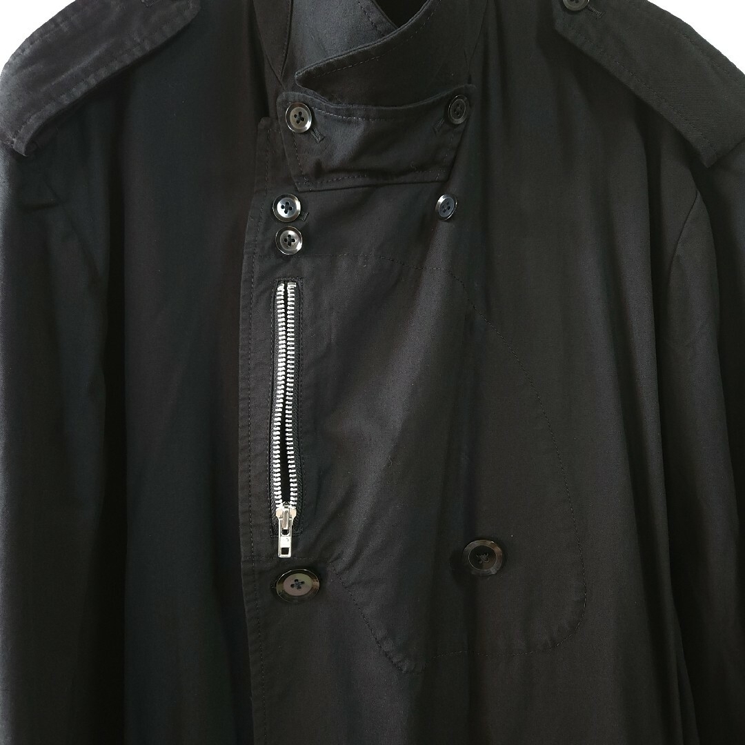 Yohji Yamamoto POUR HOMME(ヨウジヤマモトプールオム)の07ss Yohji Yamamoto POUR HOMME トレンチコート メンズのジャケット/アウター(トレンチコート)の商品写真