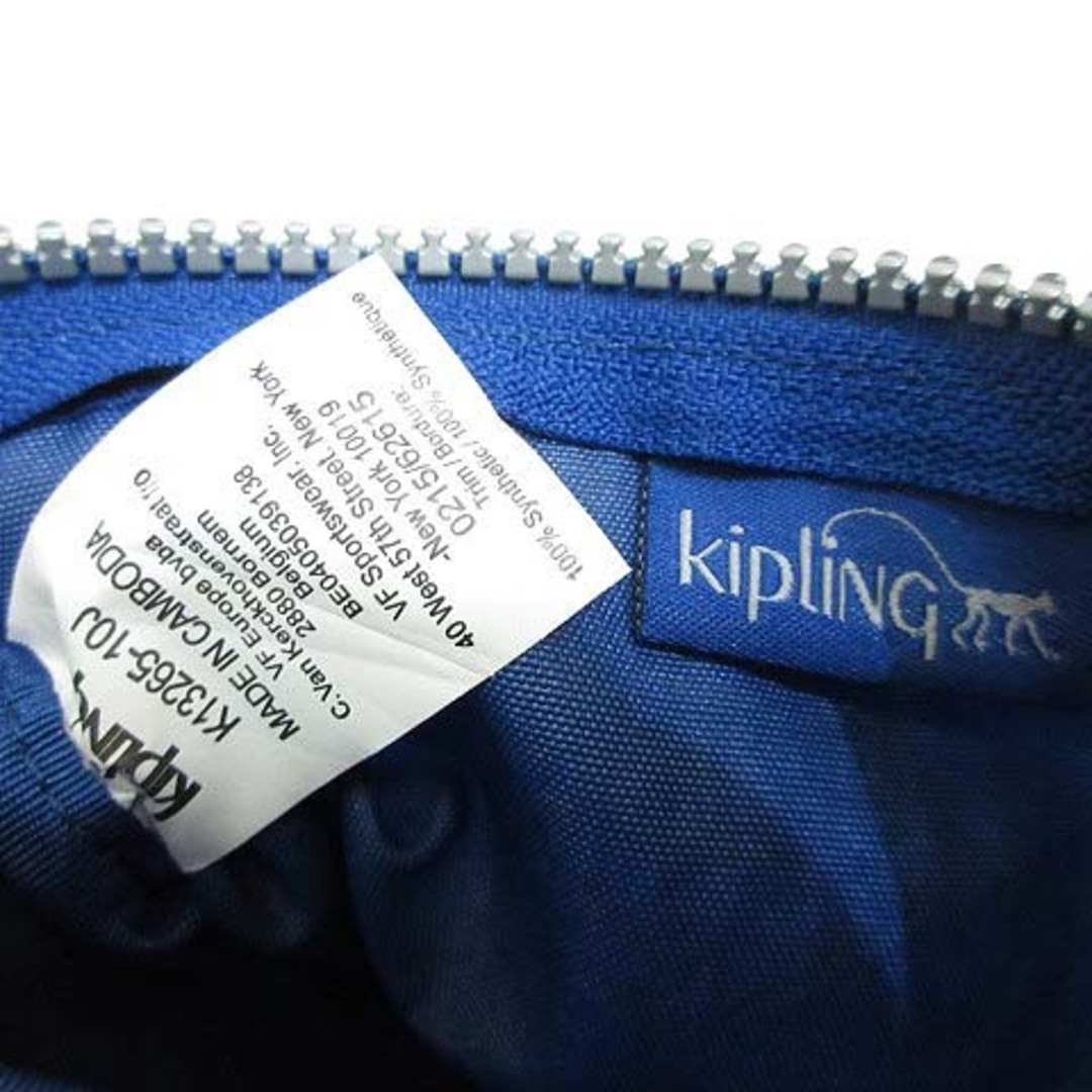 kipling(キプリング)のキプリング KIPLING K13265 ナイロン ポーチ ブルー 青 チャーム レディースのファッション小物(ポーチ)の商品写真