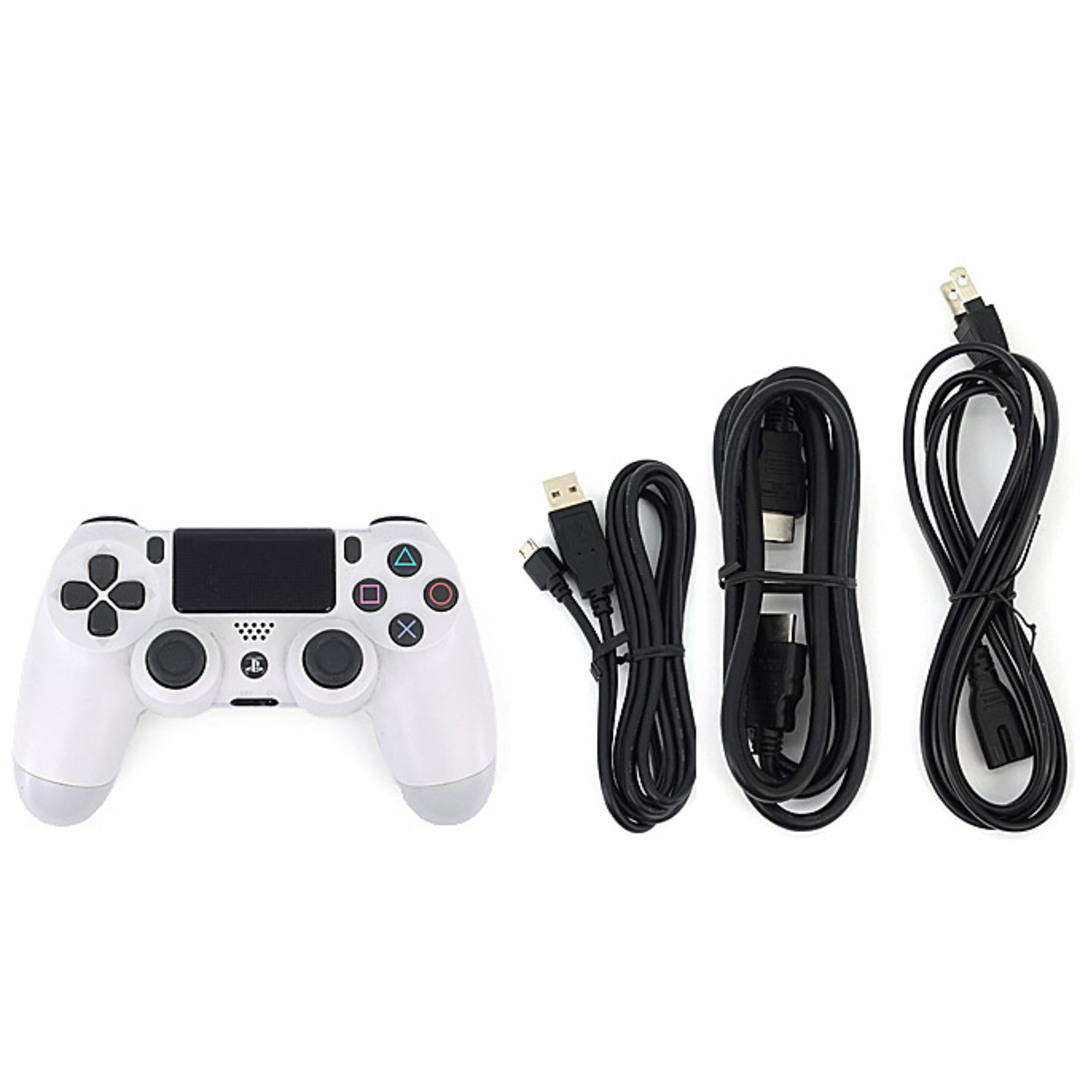 PlayStation4(プレイステーション4)のSONY　プレイステーション4 500GB ホワイト　CUH-2100AB02 エンタメ/ホビーのゲームソフト/ゲーム機本体(家庭用ゲーム機本体)の商品写真