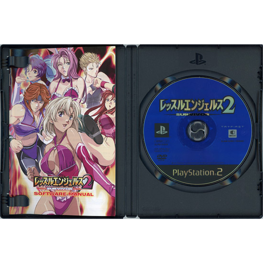 PlayStation2(プレイステーション2)のレッスルエンジェルス サバイバー2　PS2 エンタメ/ホビーのゲームソフト/ゲーム機本体(家庭用ゲームソフト)の商品写真