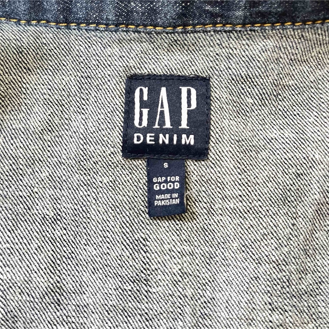 GAP(ギャップ)のギャップ　デニムジャケット　Gジャン　紺　S ヴィンテージ風 メンズのジャケット/アウター(Gジャン/デニムジャケット)の商品写真