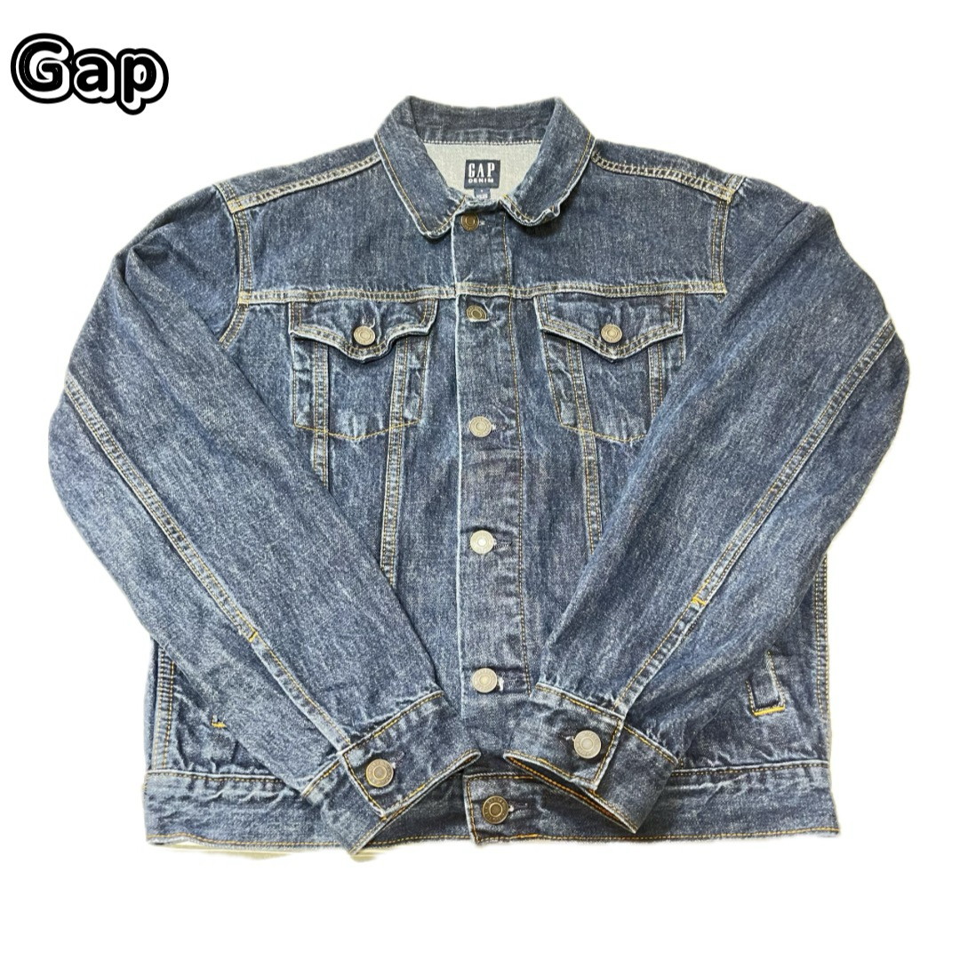 GAP(ギャップ)のギャップ　デニムジャケット　Gジャン　紺　S ヴィンテージ風 メンズのジャケット/アウター(Gジャン/デニムジャケット)の商品写真
