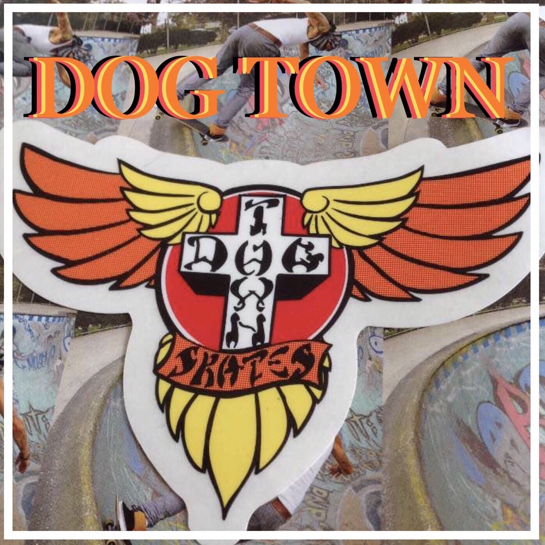 DOG TOWN(ドッグタウン)の幻の逸品DOGTOWNSKATESドッグタウン限定激レアwingステッカー1点物 メンズのファッション小物(その他)の商品写真