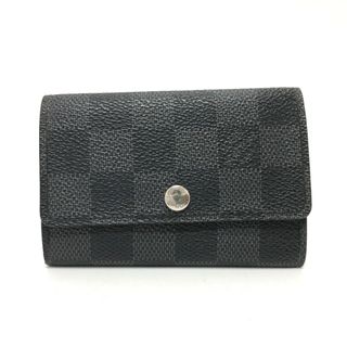 ルイヴィトン(LOUIS VUITTON)のルイヴィトン LOUIS VUITTON ミュルティクレ6 N62662 ダミエグラフィット 6連キーケース キーケース ダミエグラフィットキャンバス ブラック(キーケース)