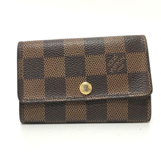 ルイヴィトン(LOUIS VUITTON)のルイヴィトン LOUIS VUITTON ミュルティクレ6 N62630 ダミエ 6連キーケース  キーケース ダミエキャンバス エベヌ ブラウン(その他)